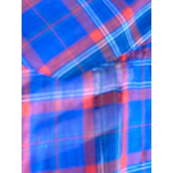 Vintage wrangler distressed brush popper snap button shirt - Picture 8 of 12